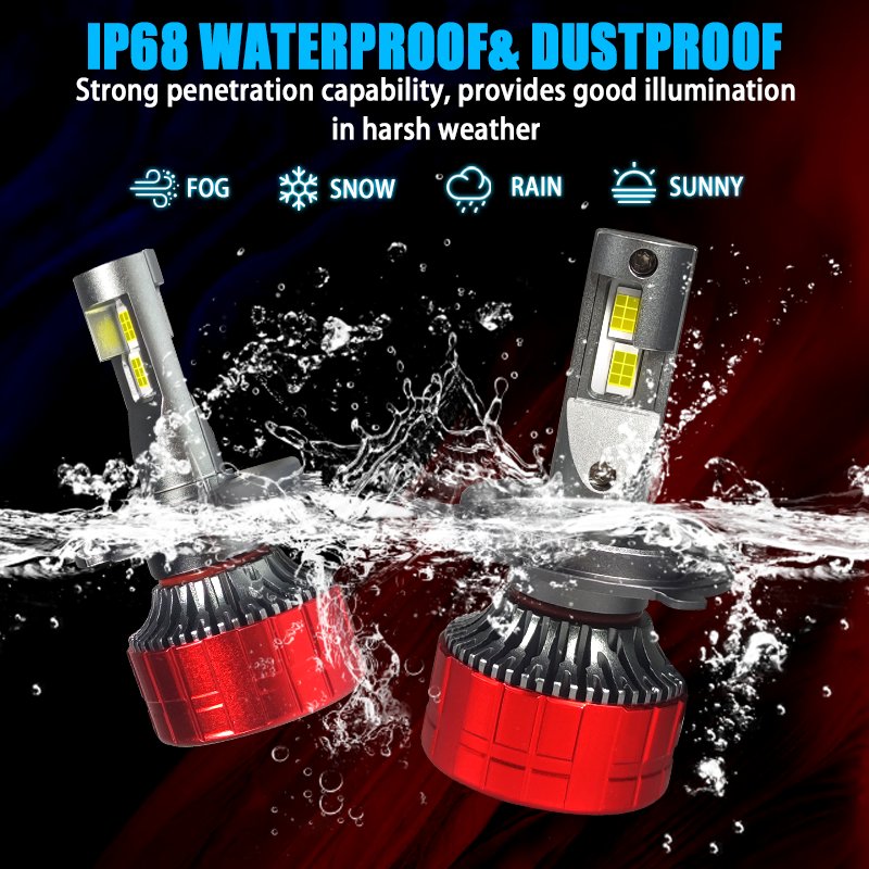High Power M8 Pro Led Headlight 130w M8 Pro Led H11 LED Bulb 130w Led Headlights 65w Led Light H7 H4 H3 White 3570 Csp