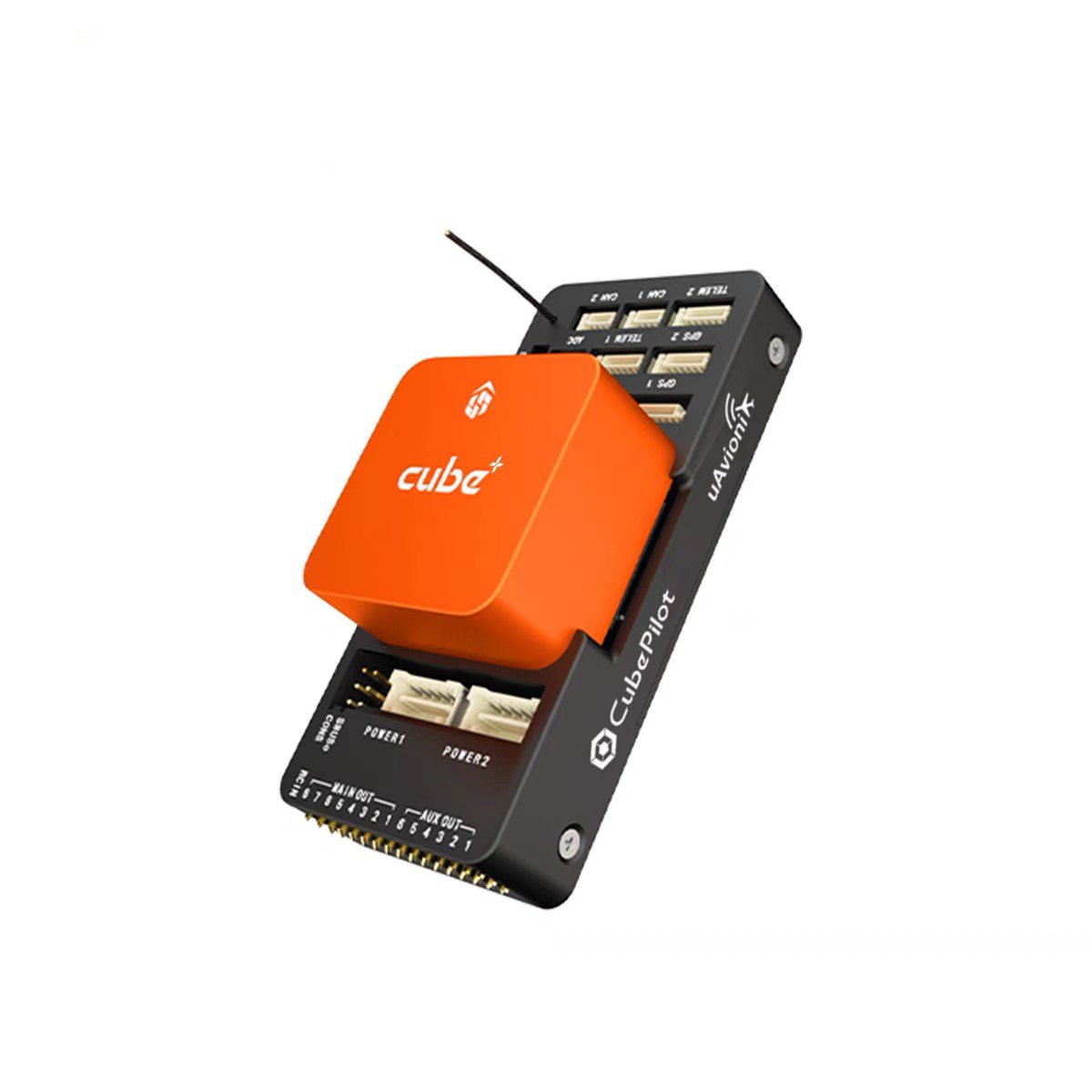 PX4 HEX Pixhawk Cube Orange+ Here 3 GPS GNSS M8p W/ ADS-B Carrier Board Support S. Bus CPPM DSM Flight Control