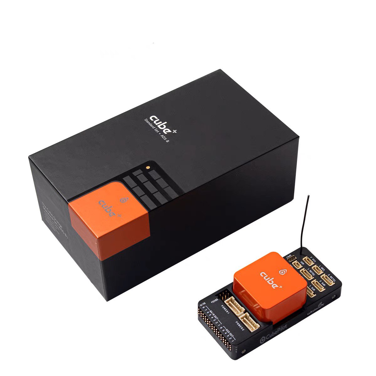 PX4 HEX Pixhawk Cube Orange+ Here 3 GPS GNSS M8p W/ ADS-B Carrier Board Support S. Bus CPPM DSM Flight Control