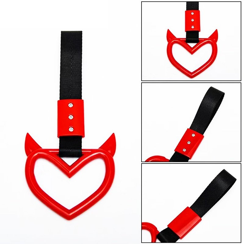 The New JDM Train Bus Handle with Drift Sling Drift Warning Ring Is Suitable for Automotive Rear Bumper Supplies