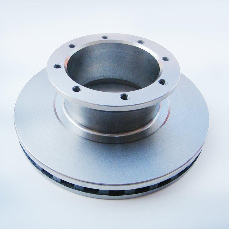 Truck Spare Parts 129 mm Brake Rotor YF35AD02T-01075 Brake Disc for Jinlong Bus and Light Truck Series with ABS Ring