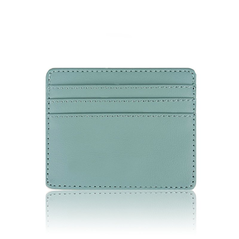 Personalized Modern Leather Long Slim Wallet Womens Purses Multi-Card Cute Lipstick Bag Mini Coin Purse for Men