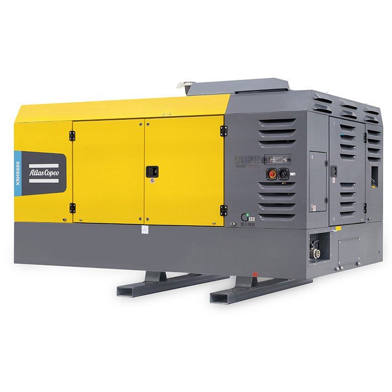 High Pressure 10.3bar 7-20bar XATS350 T3 XATS800 Xrh666CD7 SQE G3 Engine Drive Atlas Copco Portable Diesel air Compressor