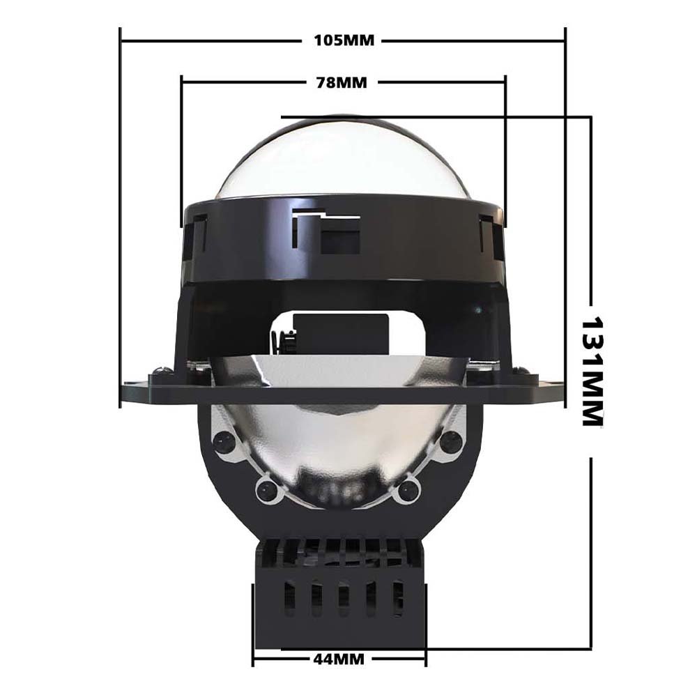 K03 New Model 160w Per Set 6500K RHD LHD Flat Cut off Fast Cooling Systembi Led Projector Lens 3.0