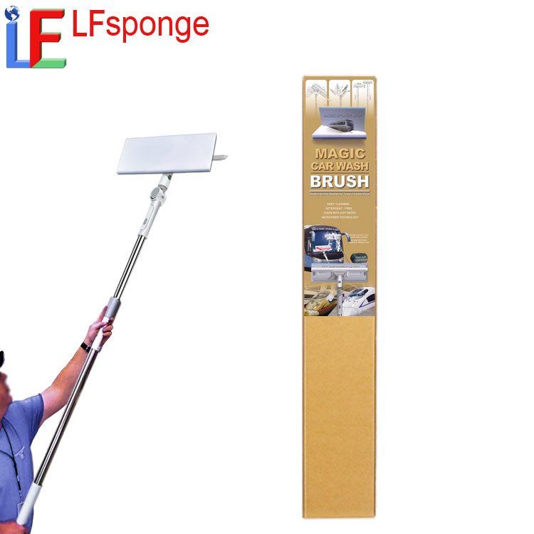 Car/Bus Soft Wash Cleaning Brush Long Handle Telescopic Bus Wash Cleaning Kit Magic Car Wash Brush