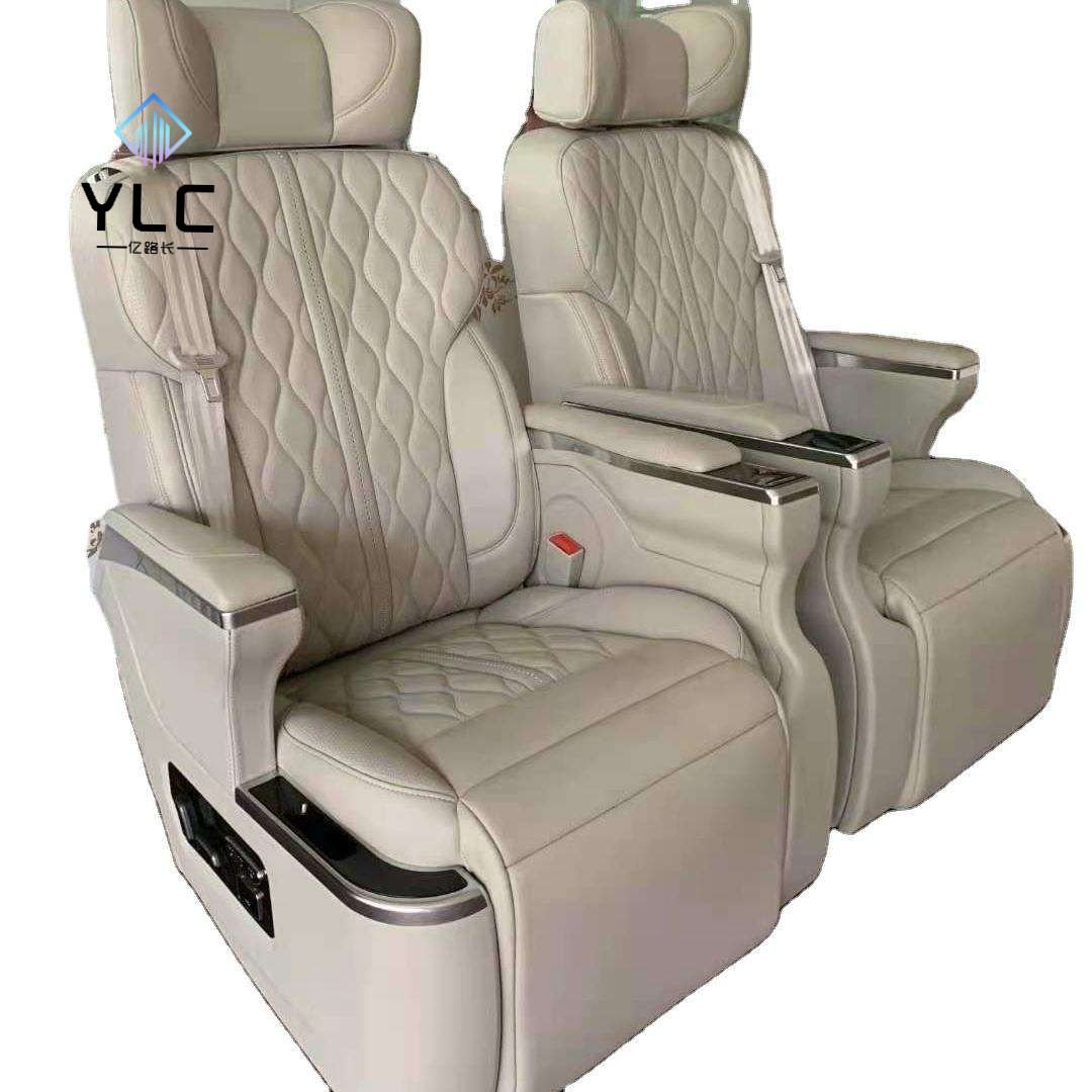 YLC Luxury Auto Aero Seats for Benz Sprinter Honda VIP Design Van Accessory with Leather Material for Models Vito and Alphard