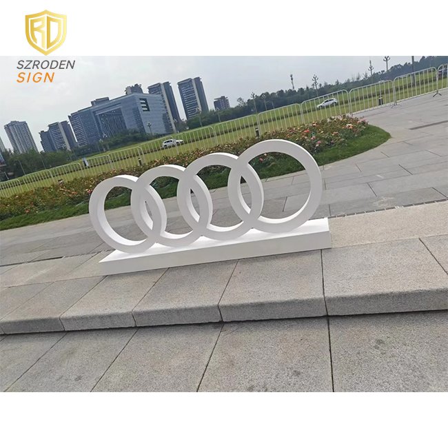 Competitive Price Large-Scale Landscape Letters Metal Painted Floor-Standing Letters Illuminated Floor-Standing Letters