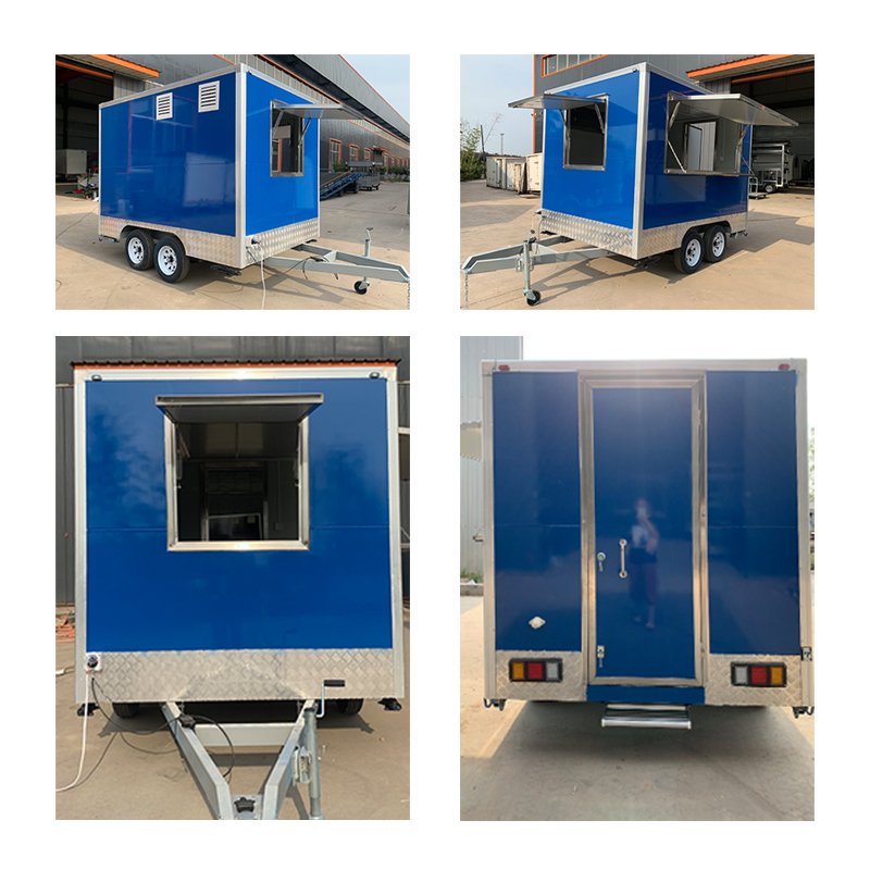 Mobile Hot Dog Snack Fast Food Car Coffee Shop Ice Cream Truck Bus Vendor Electric Food Truck with Full Kitchen and Stove