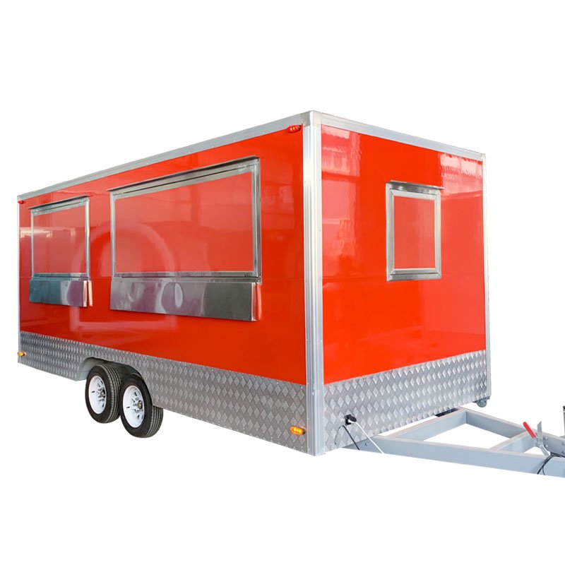 Mobile Hot Dog Snack Fast Food Car Coffee Shop Ice Cream Truck Bus Vendor Electric Food Truck with Full Kitchen and Stove