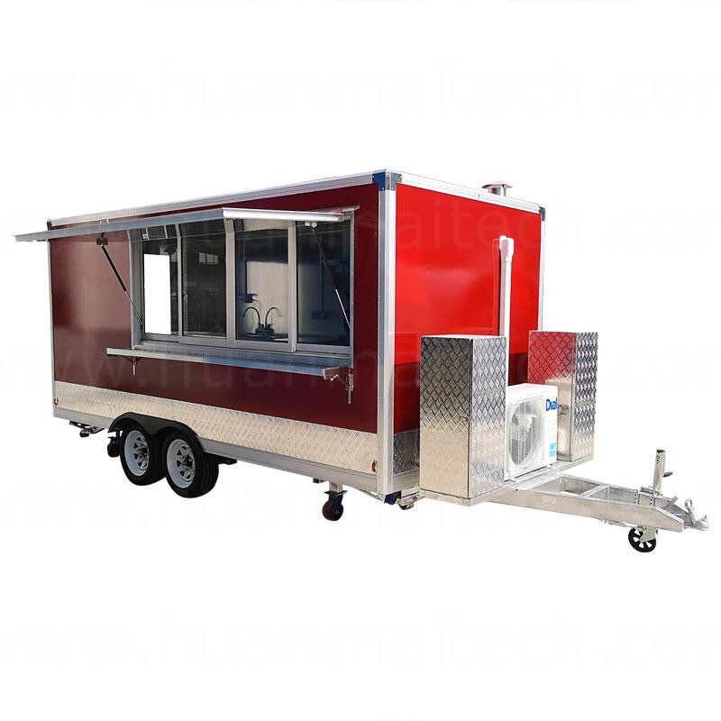 Mobile Hot Dog Snack Fast Food Car Coffee Shop Ice Cream Truck Bus Vendor Electric Food Truck with Full Kitchen and Stove