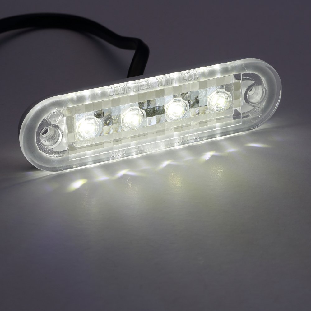 ADR 10-30V LED Indicator Lights for Truck Trailer Bus 4PCS LED Side Marker Lights