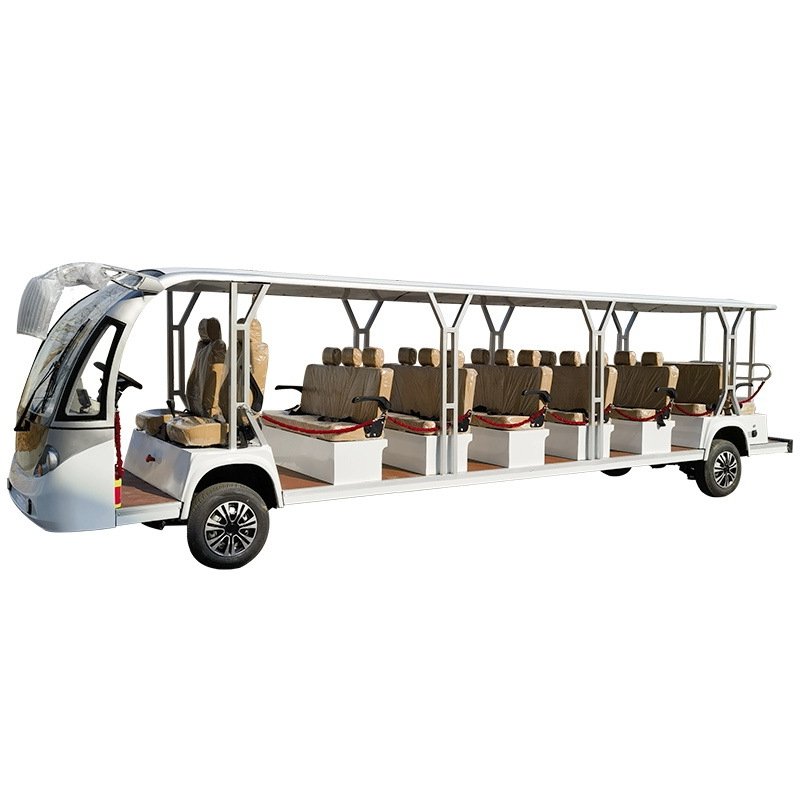 High Quality 17 Seater Shuttle Bus Electric City 72V Sightseeing Electric Buses