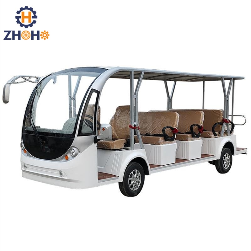 High Quality 17 Seater Shuttle Bus Electric City 72V Sightseeing Electric Buses