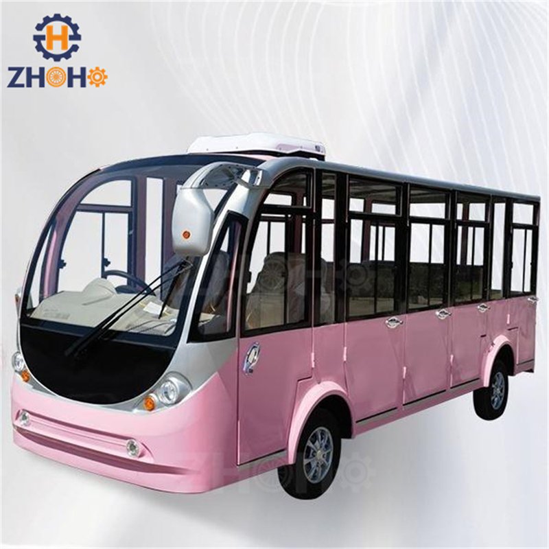 High Quality 17 Seater Shuttle Bus Electric City 72V Sightseeing Electric Buses