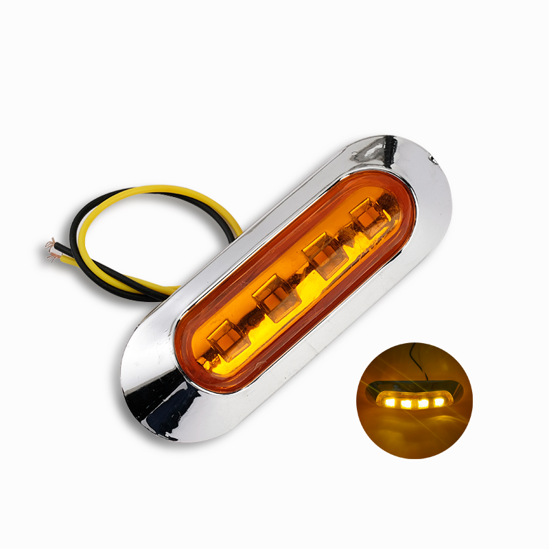 Led Clearance Side Marker Light 12v 24v Lamp Truck Trailer Bus Led Tail Side Light