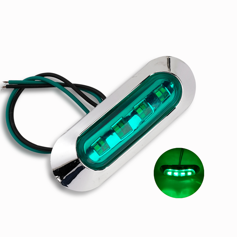 Led Clearance Side Marker Light 12v 24v Lamp Truck Trailer Bus Led Tail Side Light
