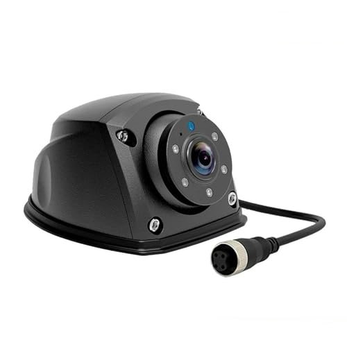 Heavy Duty AHD 1080P Mini Aluminum Side Mount Camera IR Night Vision Waterproof Reversing Parking Monitor for Trucks RVs Buses
