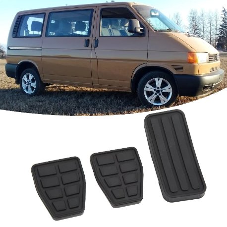 High Quality Fits for VW T4 Transporter 1990-2003 Brake Clutch Pedal Rubber Replace OEM 171721647 321721173 Heat Resistant