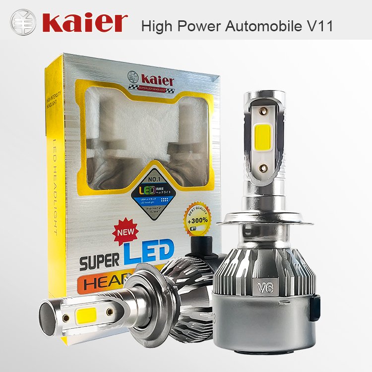 Kaier Led Factory Hot Products V11 Led Headlight Hot Selling in UAE Saudi Arabia Turkey Egypt South America Car Led Headlight