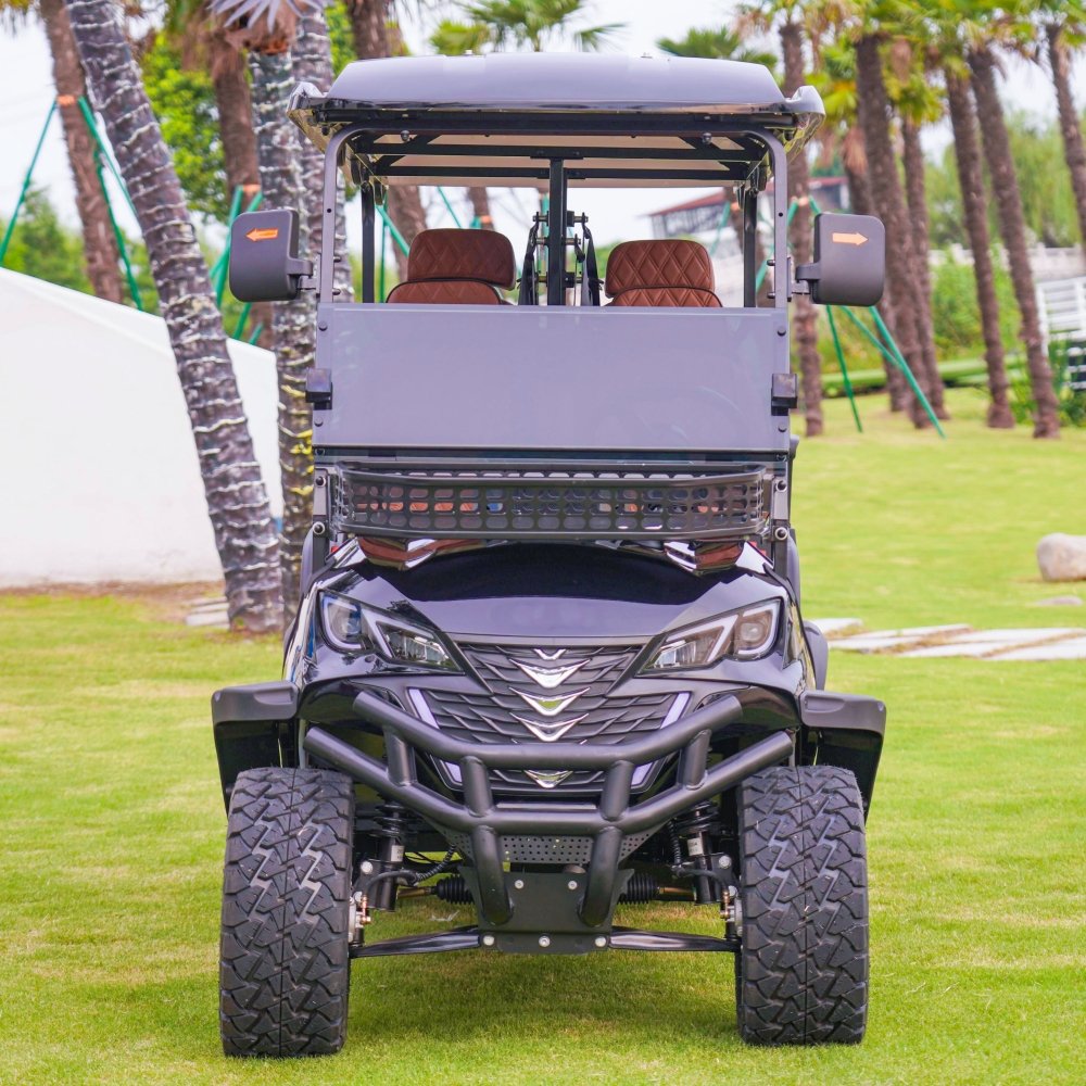 New 6 Seats 4+2 China Factory Custom Club Hunting Car Battery Operated Golf Carts Electric Golf Buggy