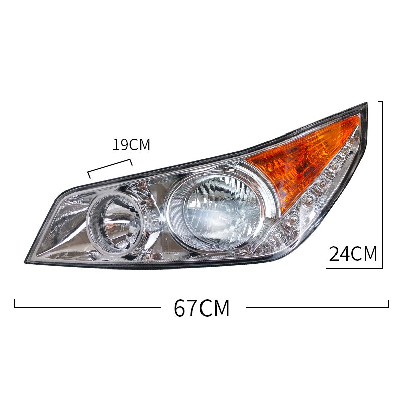 ZK6122HL 6798 Bus Accessories Factory Customized Bus Lamps HC-B-1586 24v LED Headlamps Taillights Turn Signals for Higer