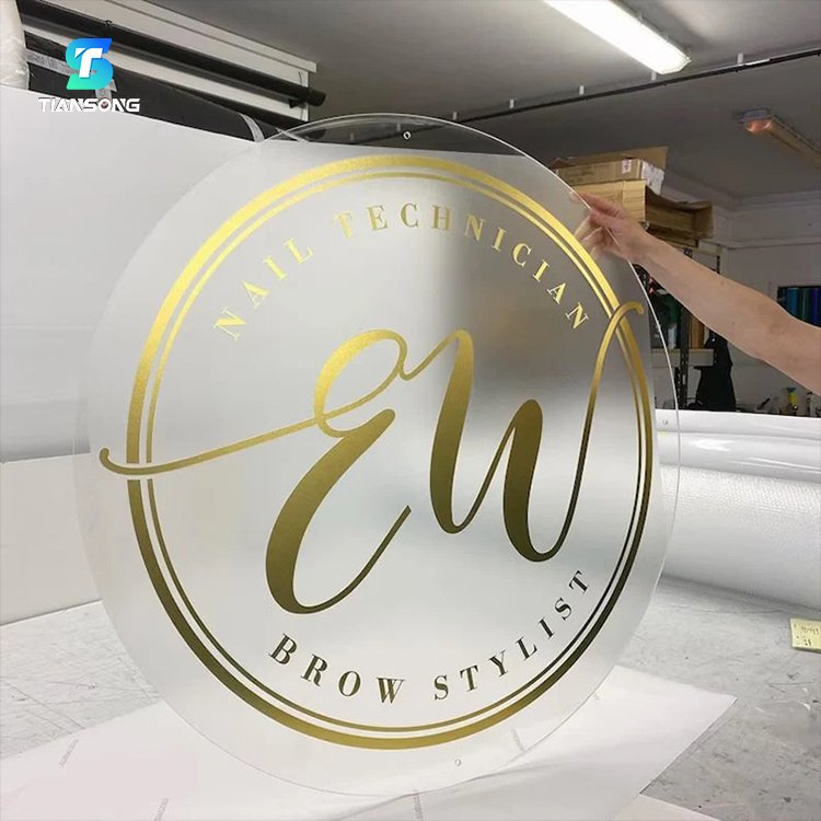 Custom Acrylic Backlit Business Signs, 3D Wall Logo Decor, Light up Storefront Reception Sign, Led Beauty Salon Illuminated Sign