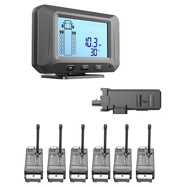 Daovay Strap Style TN200 Truck Tpms Tire Pressure Monitoring System TPMS for BUS TRUCK