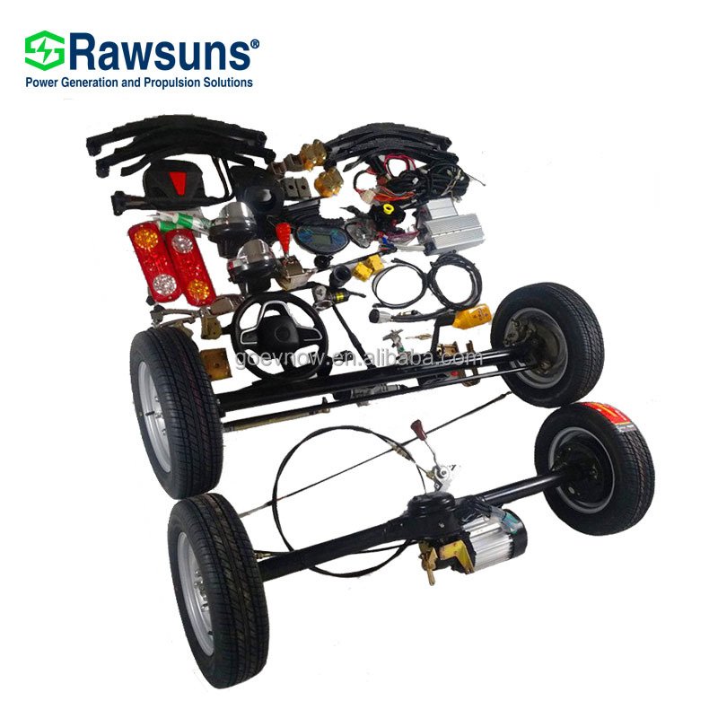 Rawsun Electric Car Kit R112B110 Low Voltage Ev Conversion Kit 11Kw Electric Motor Low-Speed