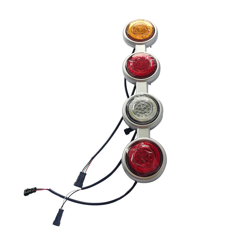 High-efficiency Concentrator 24V Bus Rear Light 100mm Clear Bus Rear Combination Light for SUNWIN for Alert the Vehicle Behind