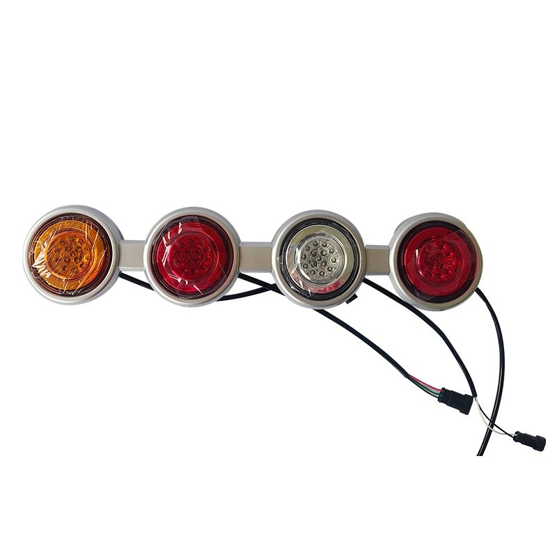 High-efficiency Concentrator 24V Bus Rear Light 100mm Clear Bus Rear Combination Light for SUNWIN for Alert the Vehicle Behind