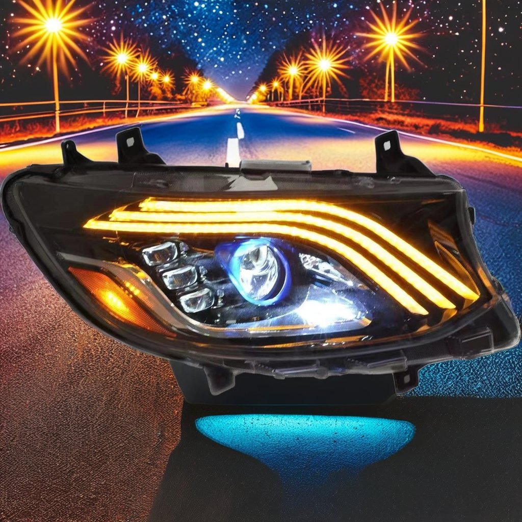 Mercedes Sprinter Accessory High Quality LED Maybach Headlights for 2018+ Mercedes Sprinter 906 907 Upgrade