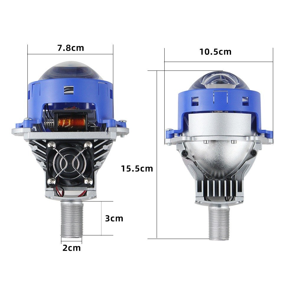 High Quality Non-destructive P70 3 Inch Faro Led Luz Proyector Turboes Car Biled Laser Headlight Bi Led Laser Projector Lens