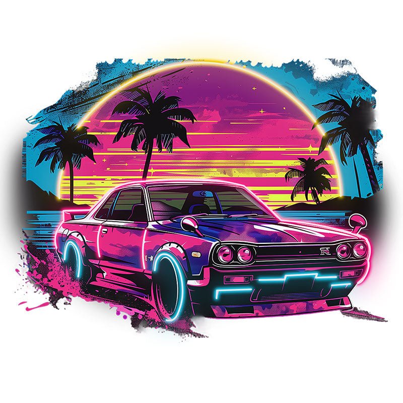 Sunset Decorative Lights Creative Home & Shop Coconut Tree Seaside Super Car LED Neon Signs Decoration