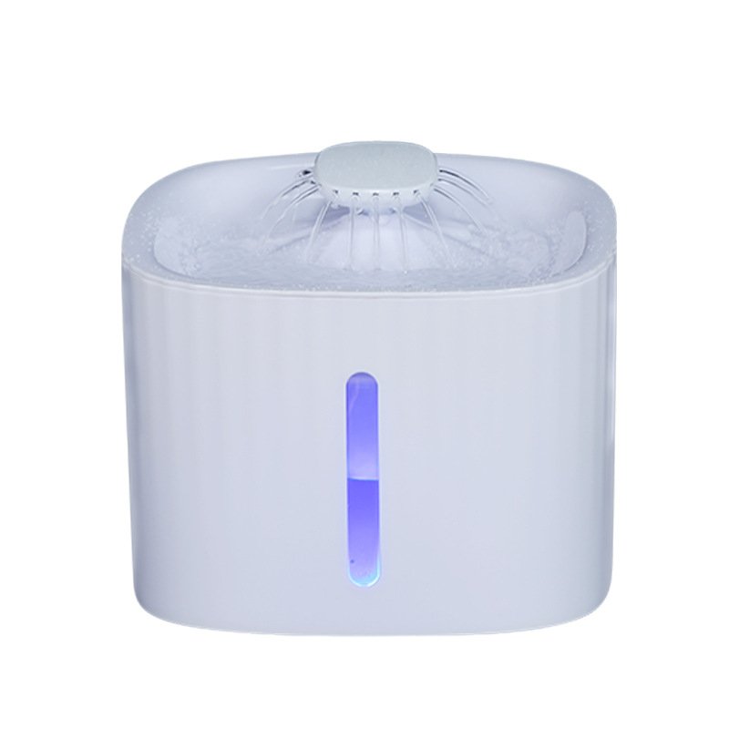 Pet Drinker LED Light Visible Automatic Water Dispenser Water Circulation Dog Cat Feeding Dispenser