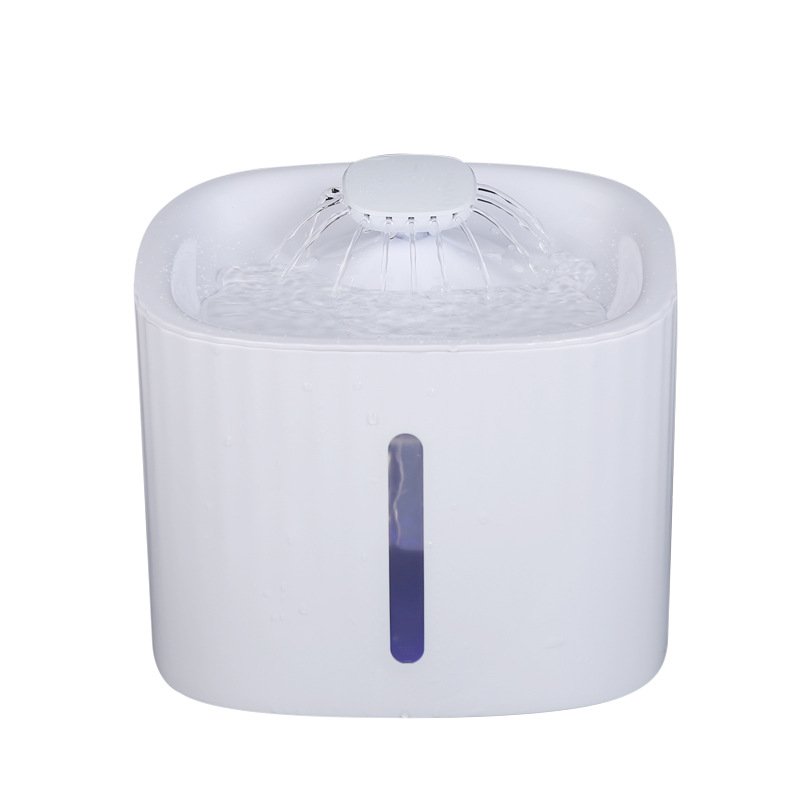 Pet Drinker LED Light Visible Automatic Water Dispenser Water Circulation Dog Cat Feeding Dispenser