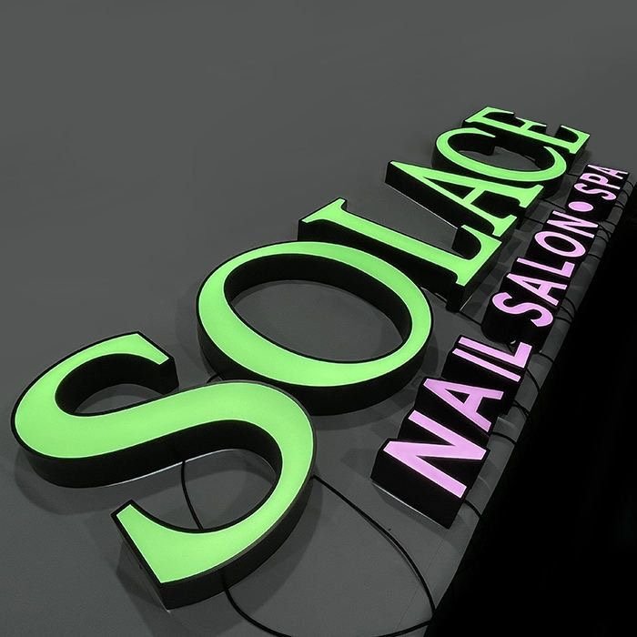 3d Business Signage Shop Logo Acrylic Channel Letters Illuminated Led Electronic Signs Outdoor Store Sign Led Signage