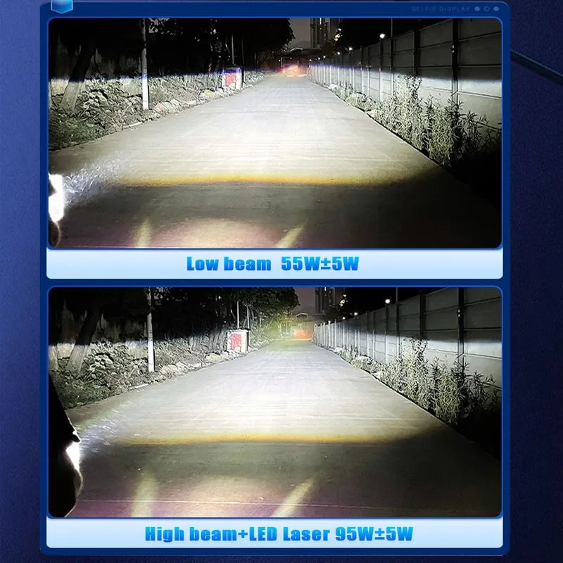New Arrivals Ultra Bright P60 Bi Laser Projector Lens 3.0 Light High Power 12000lm Bi Led Spotlight for Car