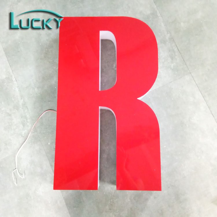 High Brightness 3D logo Sign Full Lit Led Channel Letter Acrylic Outdoor Sign