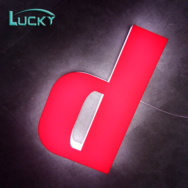 High Brightness 3D logo Sign Full Lit Led Channel Letter Acrylic Outdoor Sign