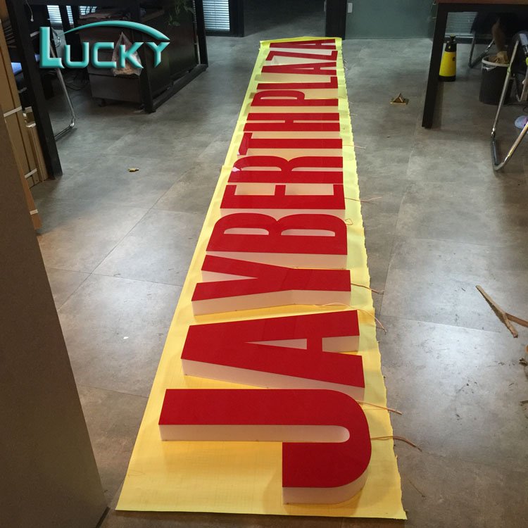 High Brightness 3D logo Sign Full Lit Led Channel Letter Acrylic Outdoor Sign
