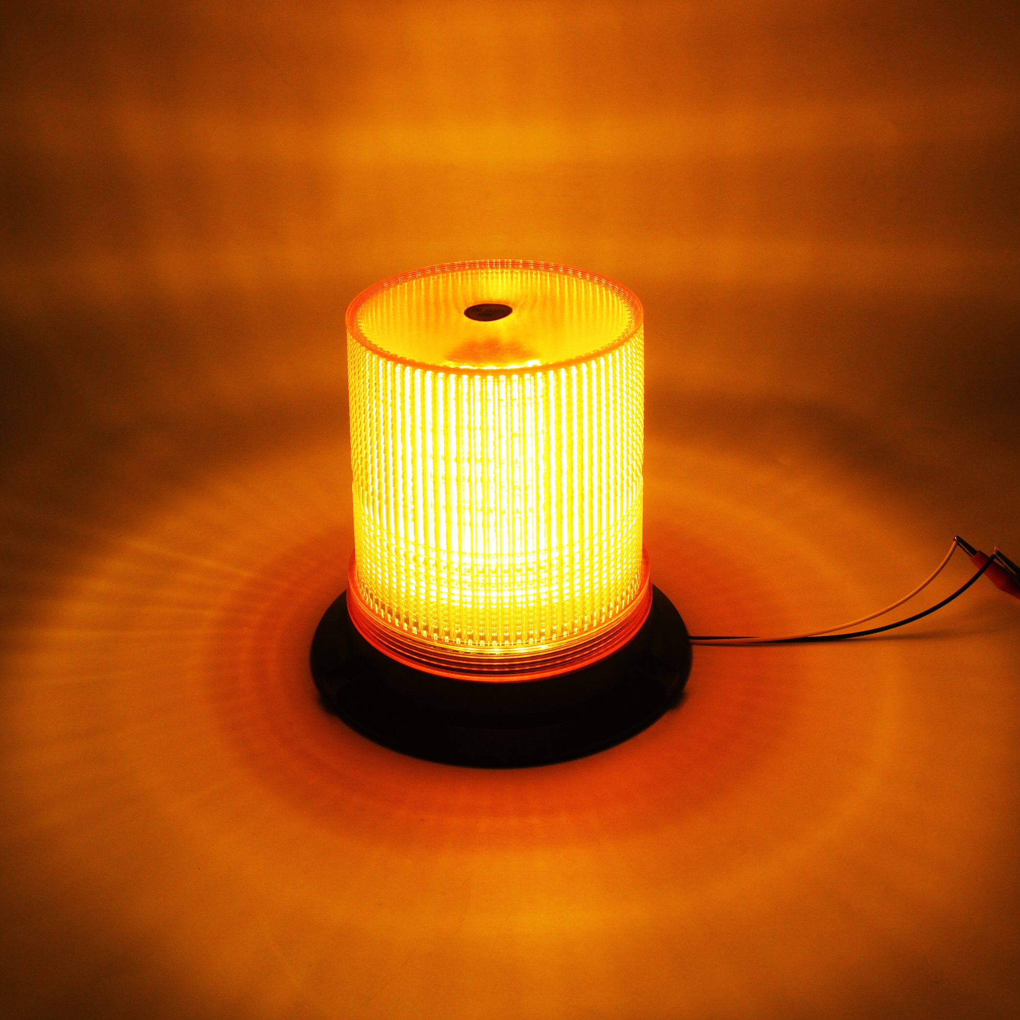80 LED Forklift Flashing Emergency Warning Light 40W Rotating Strobe Beacon Light for Engineering Vehicles