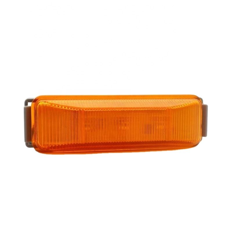 Hight Quality Red Amber 4*1 Inch Rectangle LED Truck Lights Side Marker Lights for Truck Trailer Side Outline Lamps 10-30v