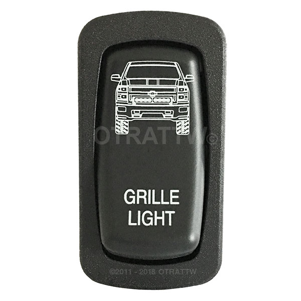 High Quality 12V Carling Technologies Custom Laser-etched LED Light L-Series Rocker Switch