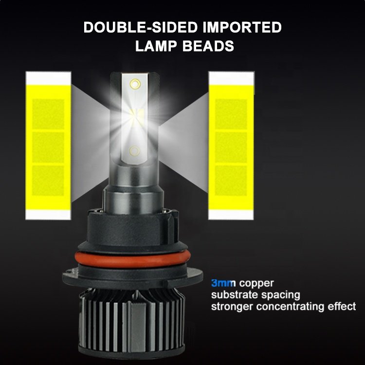 Cheap Headlamp Bulb Big Chip 30W H4 9004 9005 9007 Head Accessory for Car Interior Led Light Led Headlights