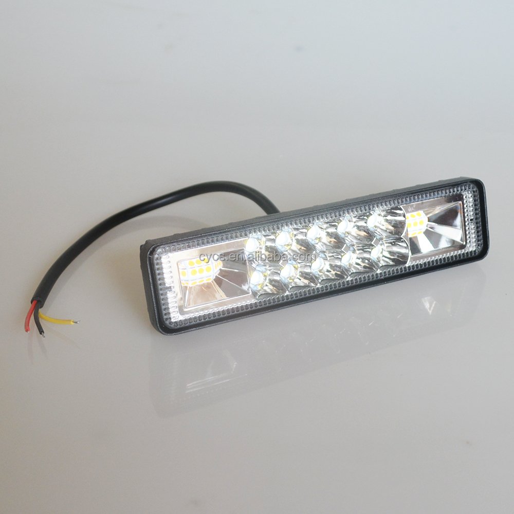 White Red Blue Amber SUV BUS Truck Light Bar Warning FLASHING LED Working Auto Lighting Trailer Spot Lamp Car LED Work Light