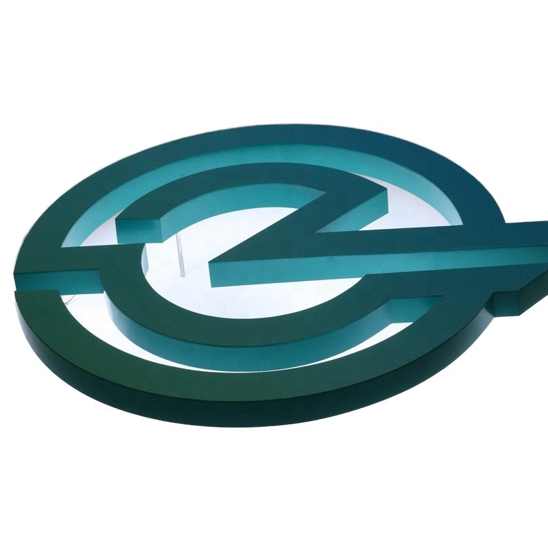 Custom 3D LED Illuminated Acrylic Sign PVC Lighted Letter Sign Commercial Use Companies Offices Malls Parks of Channel Letter
