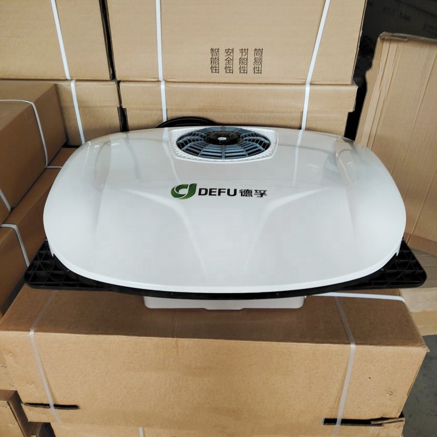Boat RV Camper Motorhomes Parking Cooler Truck DC Air Conditioning Van Roof Mounted Air Conditioner