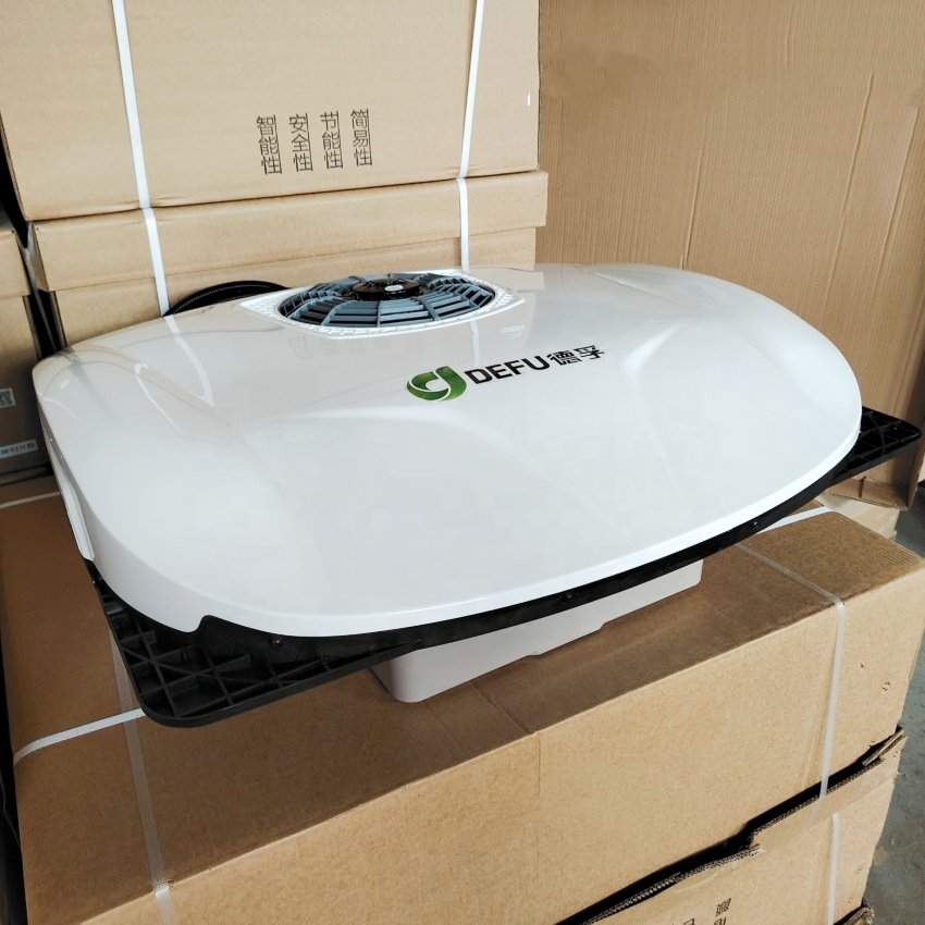 Boat RV Camper Motorhomes Parking Cooler Truck DC Air Conditioning Van Roof Mounted Air Conditioner