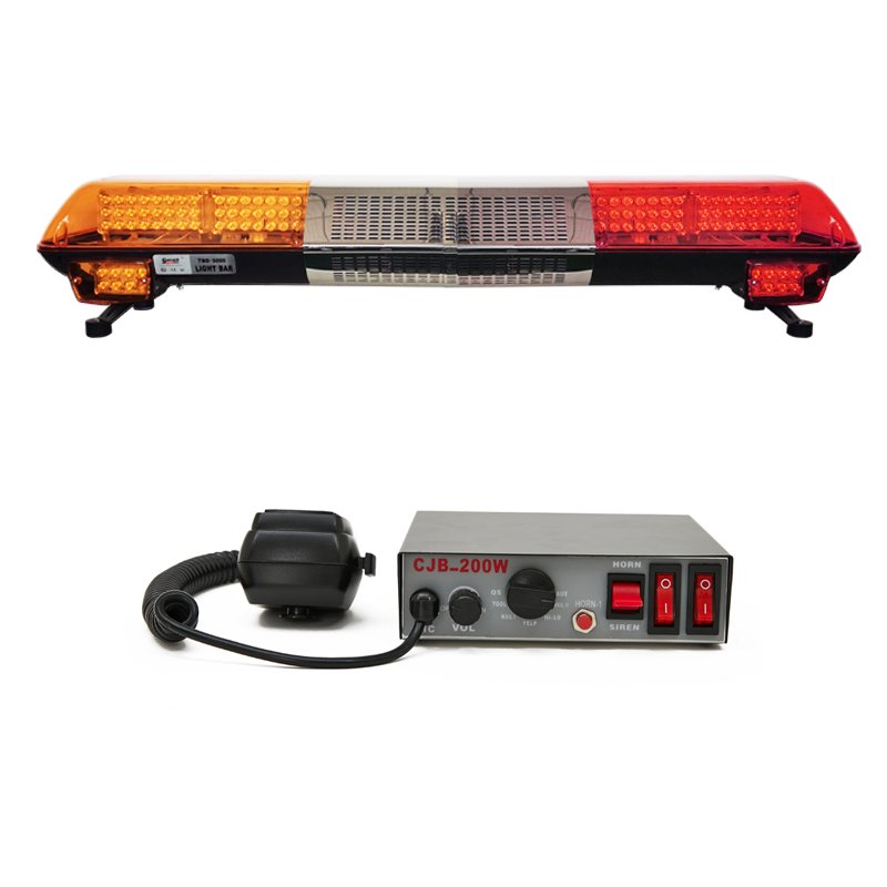 1320MM Ambulance Light bar Blue Led Warning Lights Warning Lightbar for Tow Truck