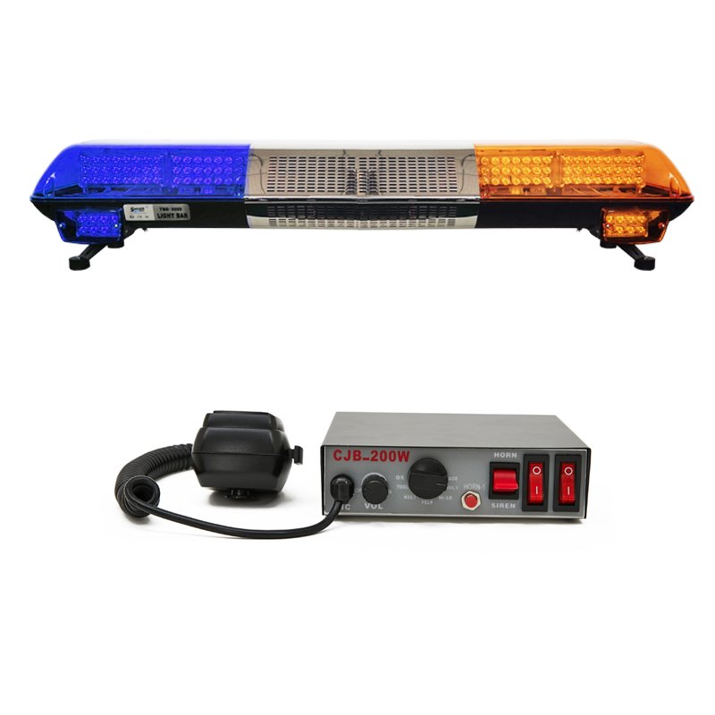 1320MM Ambulance Light bar Blue Led Warning Lights Warning Lightbar for Tow Truck